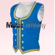 Light Blue Velvet Highland Dance Waistcoat/Vest