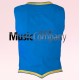 Light Blue Velvet Highland Dance Waistcoat/Vest
