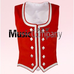 Red Velvet Highland Dance Waistcoat/Vest