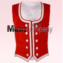 Red Velvet Highland Dance Waistcoat/Vest
