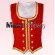 Red Velvet Highland Dance Waistcoat/Vest