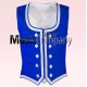 Royal Blue Velvet Highland Dance Waistcoat/Vest