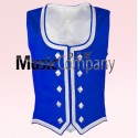 Royal Blue Velvet Highland Dance Waistcoat/Vest