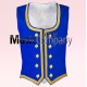 Royal Blue Velvet Highland Dance Waistcoat/Vest