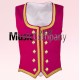 Pink Velvet Highland Dance Waistcoat/Vest