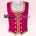 Pink Velvet Highland Dance Waistcoat/Vest