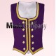 Purple Velvet Highland Dance Waistcoat/Vest