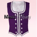 Purple Velvet Highland Dance Waistcoat/Vest