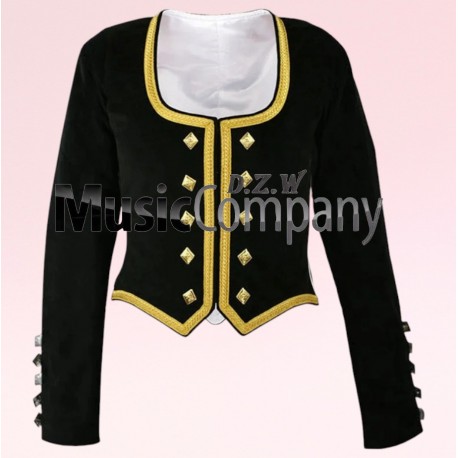 Black Velvet Highland Dance Jacket
