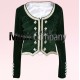 Green Velvet Highland Dance Jacket