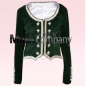 Green Velvet Highland Dance Jacket