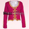 Hot Pink Velvet Highland Dance Jacket