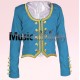 Light Blue Velvet Highland Dance Jacket