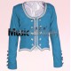 Light Blue Velvet Highland Dance Jacket