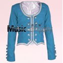 Light Blue Velvet Highland Dance Jacket