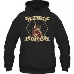 Unisex Shawl Collar Bagpipe Hoodie