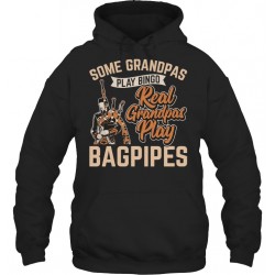 Unisex Shawl Collar Bagpipe Hoodie