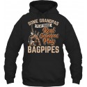 Unisex Shawl Collar Bagpiper Hoodie