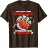 Bagpipe Scottish Folk Music Brown T-Shirt