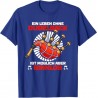 Bagpipe Scottish Folk Music Royal Blue T-Shirt
