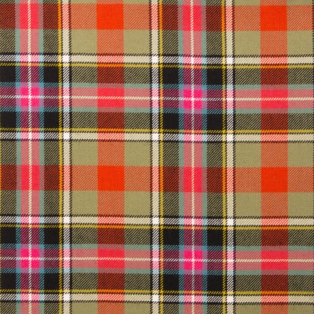 Bruce of Kinnaird Ancient 100% Pure New Wool Tartan Fabric