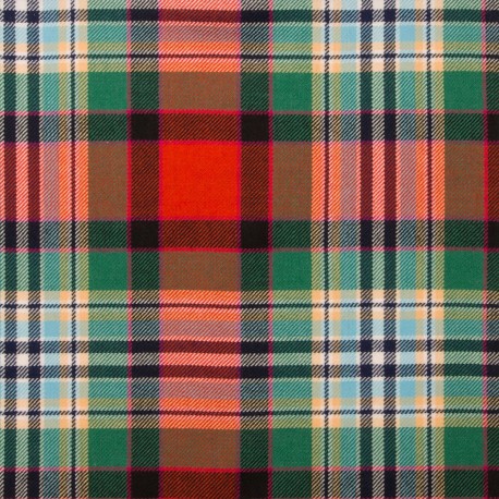 Dundee Old Ancient 100% Pure New Wool Tartan Fabric