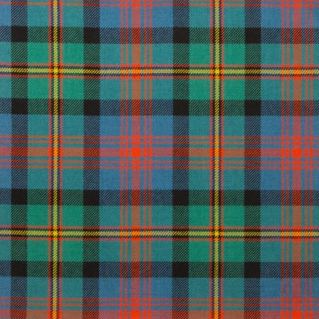 Logan Ancient 100% Pure New Wool Tartan Fabric