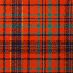 MacLeod Red Ancient 100% Pure New Wool Tartan Fabric