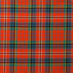 MacPherson Clan Ancient 100% Pure New Wool Tartan Fabric