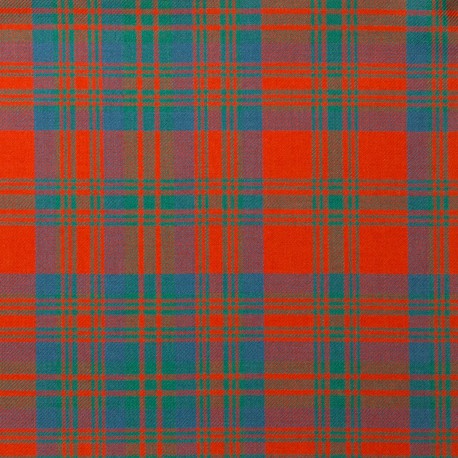 Matheson Red Ancient 100% Pure New Wool Tartan Fabric