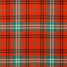 Morrison Red Ancient 100% Pure New Wool Tartan Fabric