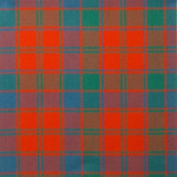 Robertson Red Ancient 100% Pure New Wool Tartan Fabric