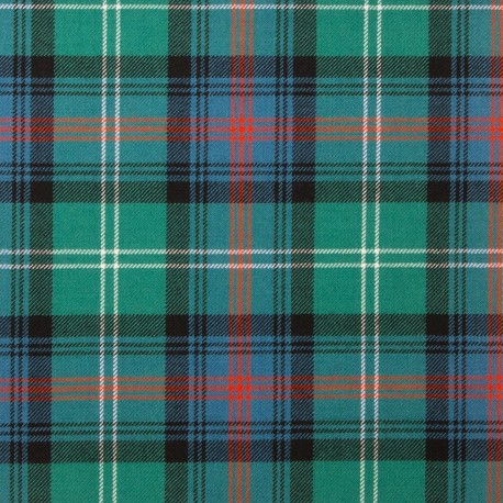 Sutherland Old Ancient 100% Pure New Wool Tartan Fabric