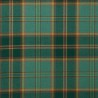All Ireland Green Irish 100% Pure New Wool Tartan Fabric