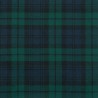 Black Watch Modern 100% Pure New Wool Tartan Fabric