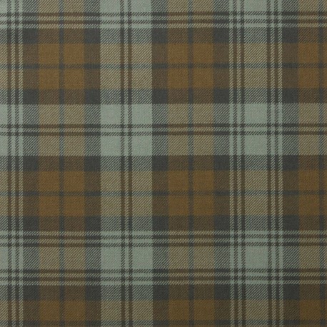 Black Watch Weathered 100% Pure New Wool Tartan Fabric