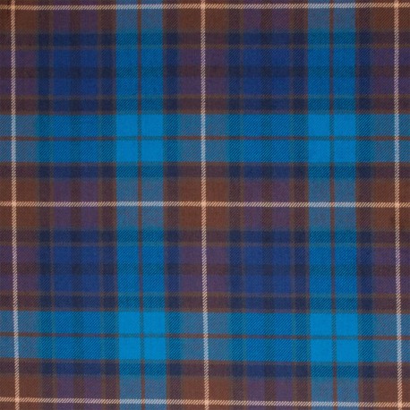 Buchanan Blue 100% Pure New Wool Tartan Fabric