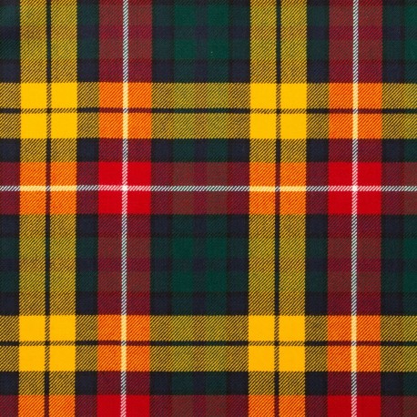 Buchanan Modern 100% Pure New Wool Tartan Fabric