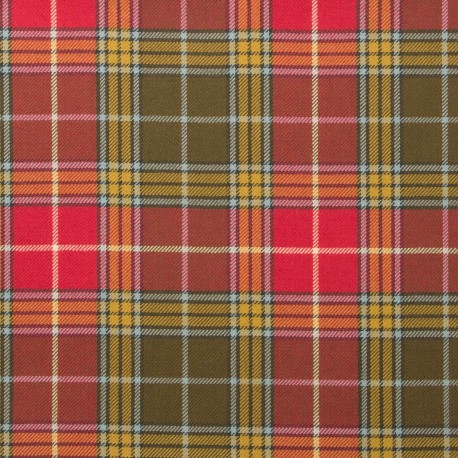 Buchanan Old Weathered 100% Pure New Wool Tartan Fabric