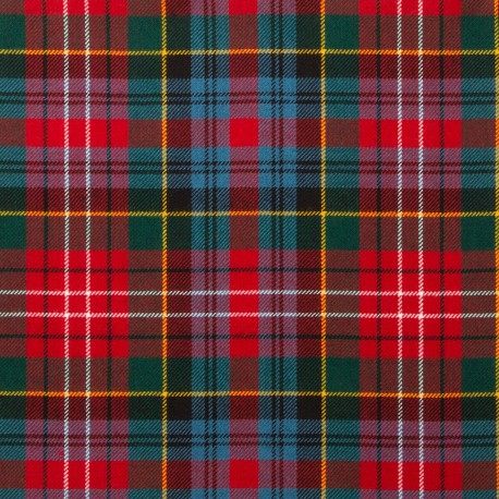 Caledonia Modern 100% Pure New Wool Tartan Fabric