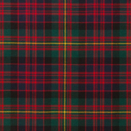 Carnegie Modern 100% Pure New Wool Tartan Fabric