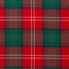 Chisholm Red Modern 100% Pure New Wool Tartan Fabric