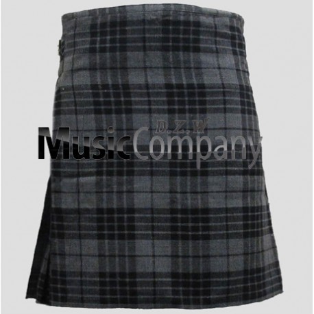 Scottish Traditional Grey Granite Tartan Kilt
