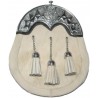 Thistle Cantle Rabbit Hair Sporran with Chain Belt