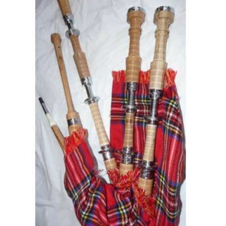 Full Engraved Highland Cucas wood Bagpipe