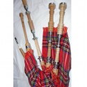 Full Engraved Highland Cucas wood Bagpipe