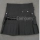 Military Black Scottish Casual Utility Kilt