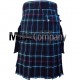 Red Color Scottish Casual Utility Kilt