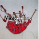 Ivory Plastic Highland Rose wood Bagpipe