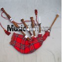 Ivory Plastic Highland Rosewood Bagpipe